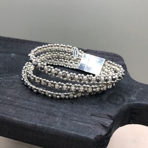 Serafina for Anthropology magnetic clasp bracelet, boho.